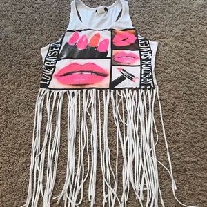Fringe crop top super sexy